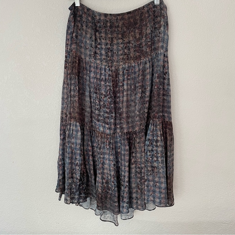 Peruvian Connection Earth Tones Skirt, Size 10